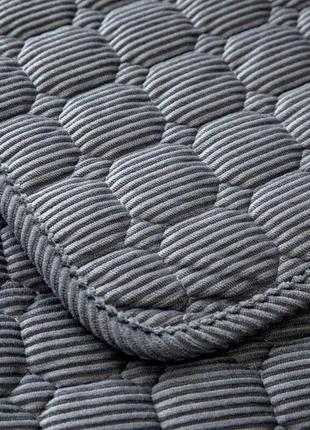 Покрывало на диван серое pks1 160х110