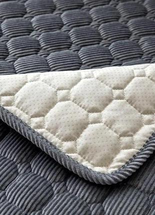 Покрывало на диван серое pks1 160х110