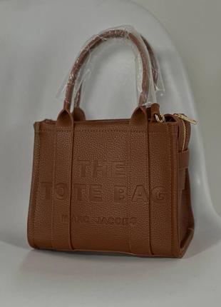 Marc jacobs small tote bag brown