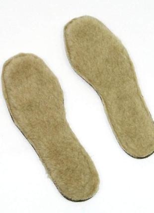 Устілки для взуття вівчина на фетровій основі 41-43р1 фото