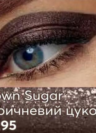 Карандаш для глаз avon, brown sugar, коричневый сахар3 фото