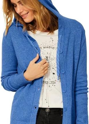 Якісний жіночий светр з капюшоном від cecil, розмір наш 56-58(2xl євро)1 фото