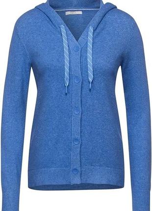 Якісний жіночий светр з капюшоном від cecil, розмір наш 56-58(2xl євро)2 фото