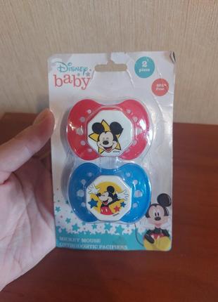 Соска пустушка анатомічна силіконова disney baby4 фото