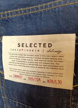 Новые джинсы селвидж selected selvedge selvage japan5 фото