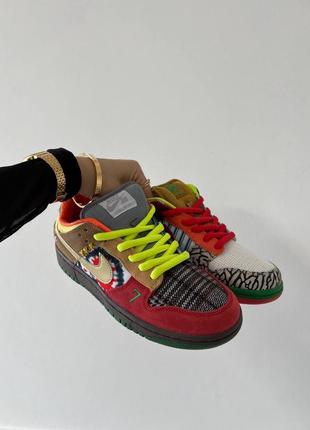 Найк nike dunk sb low "what the"1 фото