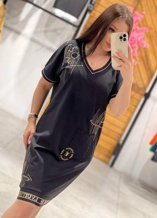 Стильное платье, туреченица, летное, камни,стразы принт.