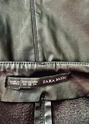 Юбка из эко кожи от zara6 фото