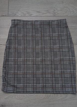 Спідниця гусяча лапка. юбка new look