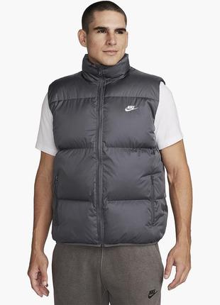 Жилетка nike sportswear club primaloft® water-repellent puffer vest black fb7373-068 s1 фото