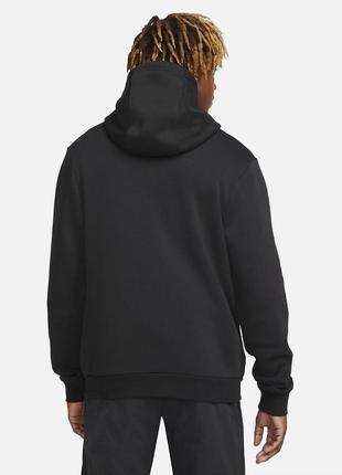 Толстовка nike sportswear hybrid full-zip fleece hoodie black do7228-010 s5 фото