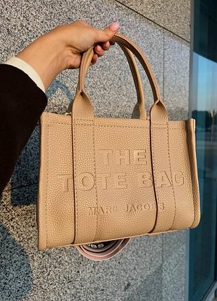Marc jacobs small tote bag beige cream
