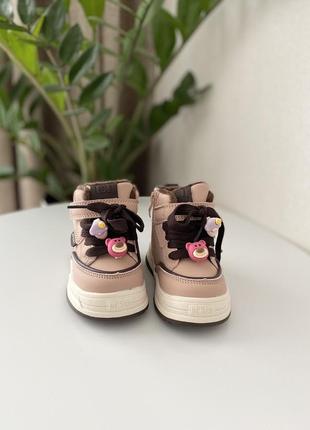 Детские хайтопы ботинки для девочек