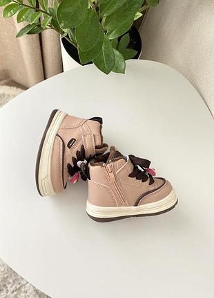 Детские хайтопы ботинки для девочек