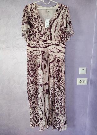 Легенька нова довга сукня платье миди плаття розмір 48-50-52