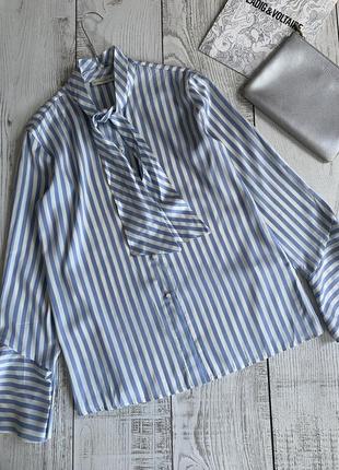 Шовкова блуза в смужку etro pp 44