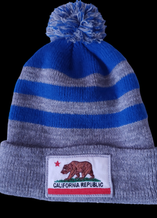 Тепла шапка california republic