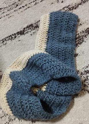 Шарф снуд в'язані