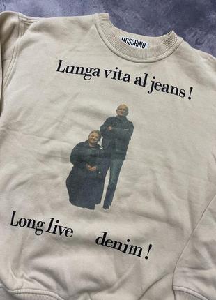 Редкий свитшот moschino jeans2 фото