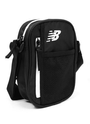 New balance app core shoulder bag lab31005bk мессенджер сумка на плечо унисекс оригинал черная3 фото