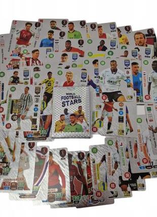 Карти футбольні,колекційні,срібні картки,набір 55шт