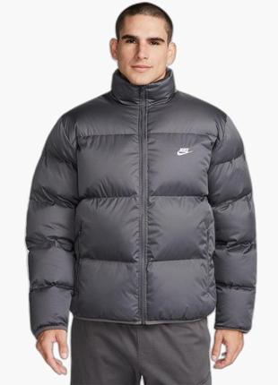 Пуховик nike club puffer jkt grey fb7368-068 s