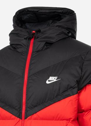 Пуховик nike sf wr pl-fld hd jkt red/black fb8185-011 s3 фото