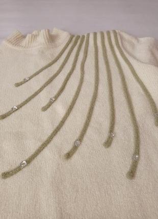 Нарядный сливочный саитер батал.3 фото