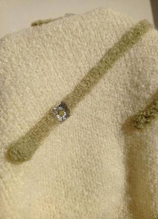 Нарядный сливочный саитер батал.4 фото