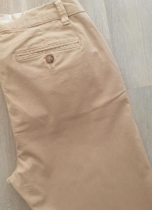 Красивые укороченные брюки из натуральной ткани5 фото