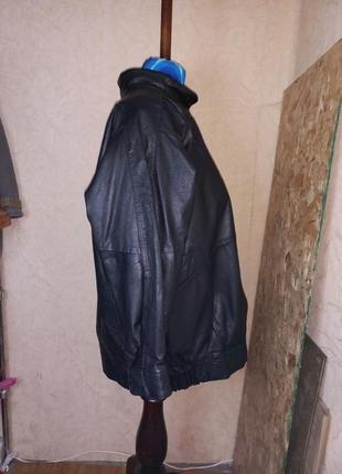 Женская модная кожаная куртка 90-х годов,

винтажная кожаная куртка-бомбер большого размера4 фото