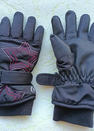 Перчатки рукавицы 12-13 лет лыжные зимние теплые на девочку celsius