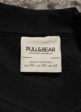 Cвитшот женский на флисе оверсайз оригинал от pull &amp; bear2 фото