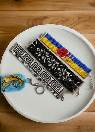 Браслети з чеського бісеру