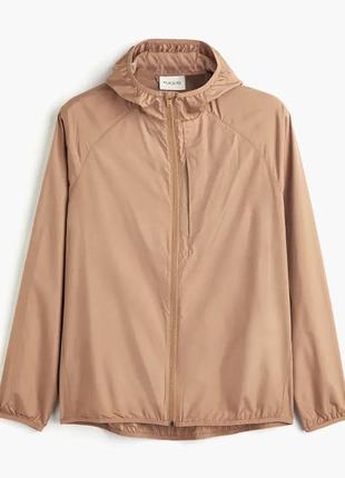 Вітровка h&m sports windbreaker beige 1086865002 l1 фото