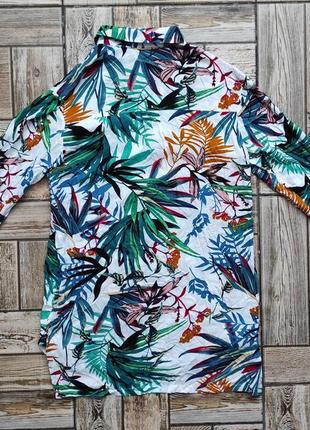 Новая мужская гавайская рубашка sixth june paris гавайка на длинный рукав4 фото