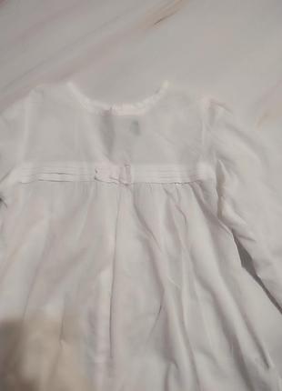 Біла блузка 7-8 років