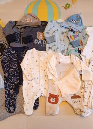 Набір речей у пологовий для новонародженого хлопчика