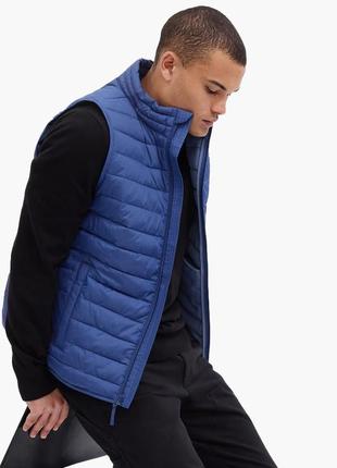 Жилетка gap coldcontrol puffer vest blue 750505011 s