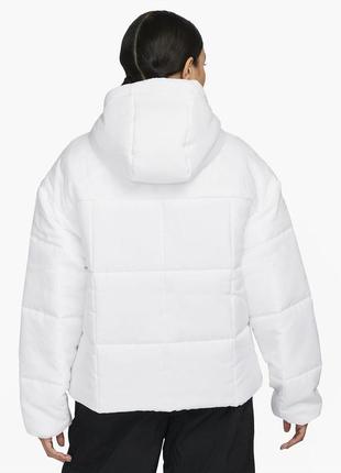 Пуховик nike nsw esstl thrmr clsc puffer white fb7672-100 xs8 фото