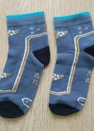 Бавовняні укорочені шкарпетки для дівчинки польща2 фото