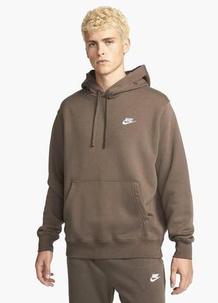 Худі nike pullover hoodie brown bv2654-004 s