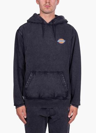 Худі dickies relaxed washed-effect hoodie black dk0a4xypblk l