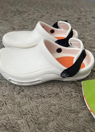 Крокси crocs bistro pro clog white, нові, розмір вказаний 37/38 м5 w7.4 фото