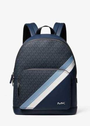 Рюкзак брендовый michael kors cooper logo backpack кожа оригинал на подарок1 фото