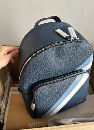 Рюкзак брендовый michael kors cooper logo backpack кожа оригинал на подарок4 фото