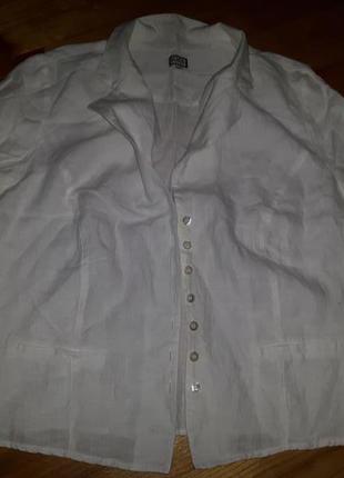 Блуза льняна від scarva woman! p.-42