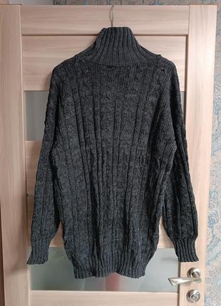 Стильний подовжений светр сукня3 фото