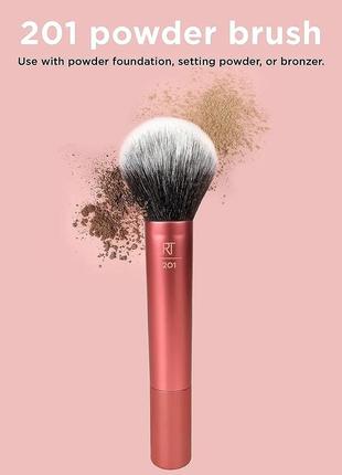 Кисть для пудры и бронзера real techniques powder & bronzer brush5 фото