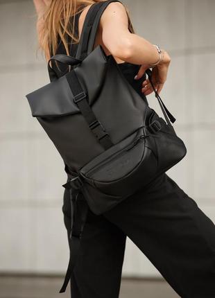 Жіночий рюкзак sambag renedouble - чорний3 фото